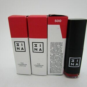 3INA SHADE: 500 The Longwear Lipstick. Brand New. Made in Italy.